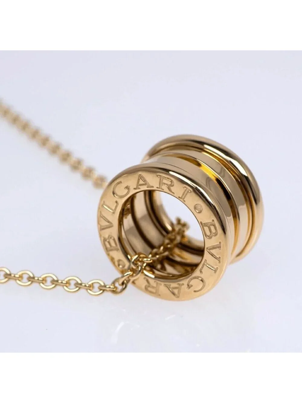 Bvlgari B.zero1 Necklace 18K Gold 40 Pendant